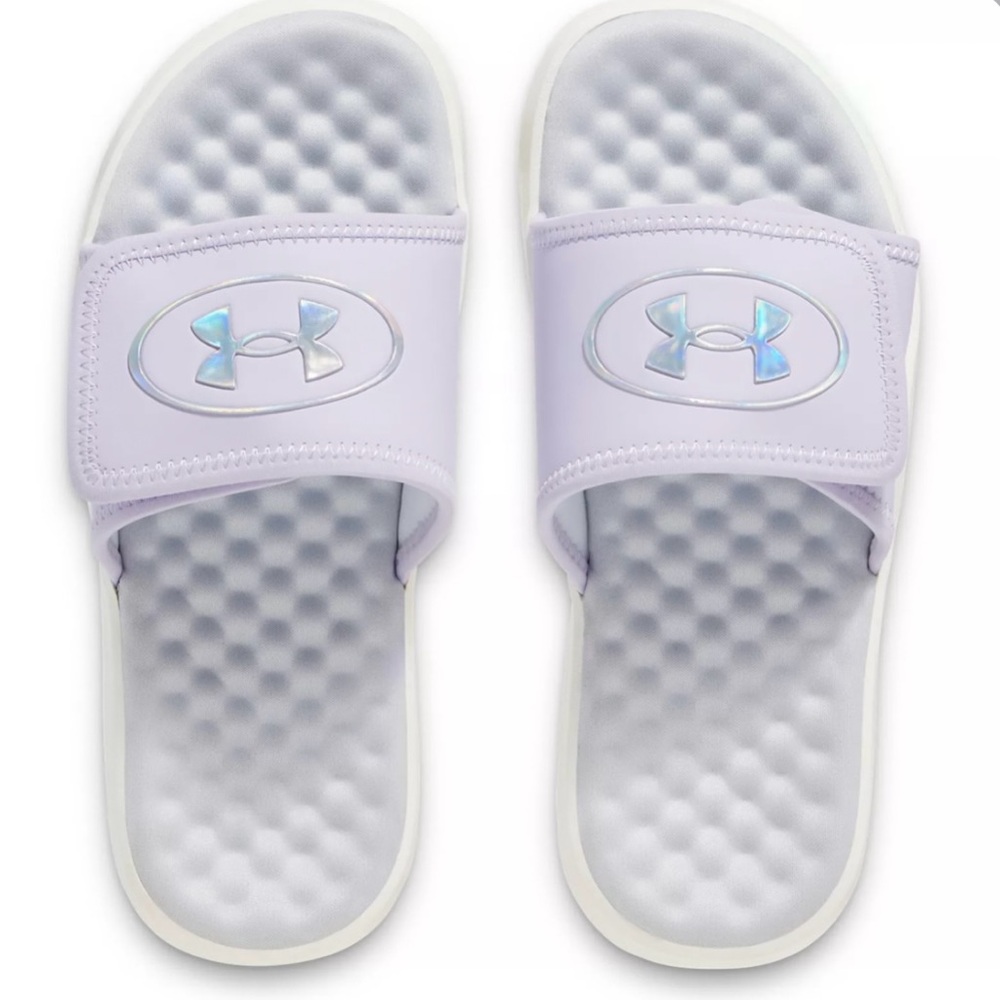 Under Armour Ignite girls slides sandals size 12 new